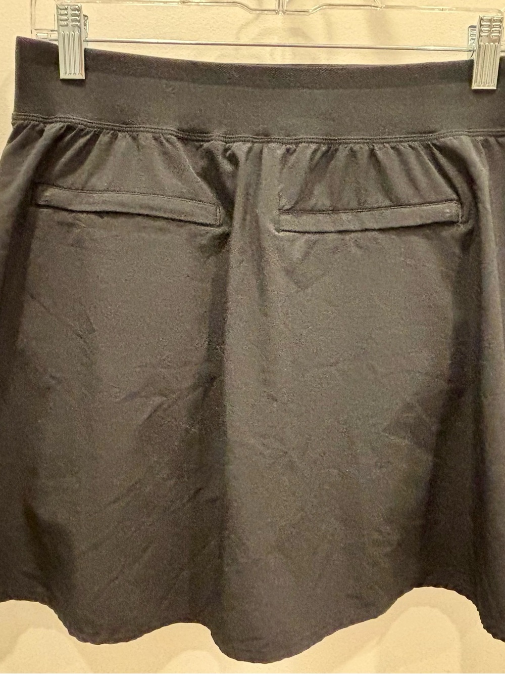 Athleta Black A-Line Skort w/ Built In Shorts Size 10 - Picture 4 of 5